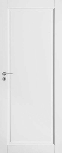 Дверь финская с четвертью JELD-WEN 127 массивная, глухая, белая эмаль