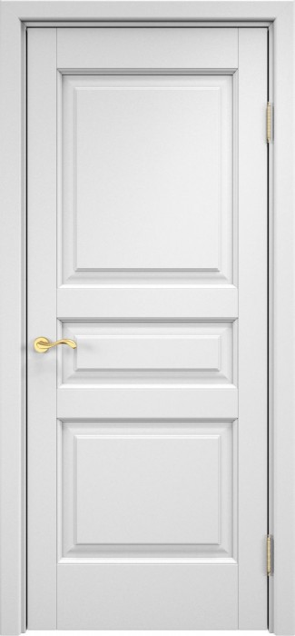 Двери в интерьере - Дверь Итальянская Легенда массив ольхи ОЛ5 эмаль белая, глухая