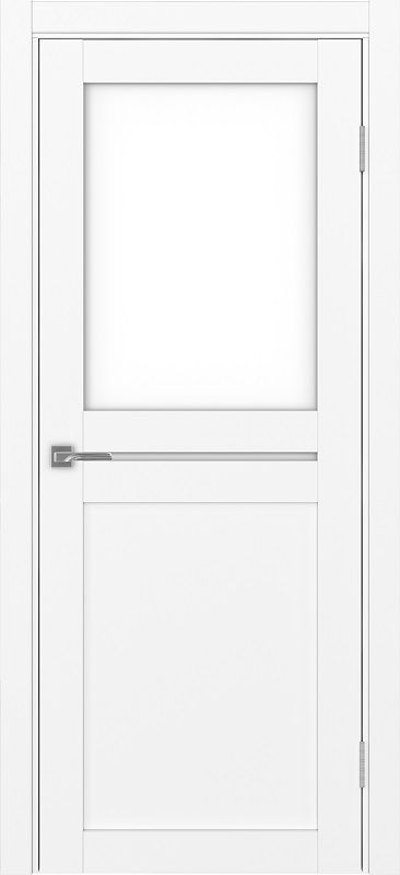 Двери в интерьере - Дверь Эко 520.221 белый снежный, lacobel белый