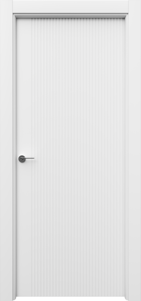 Двери в интерьере - Дверь Бат1 эмаль RAL 9010, глухая