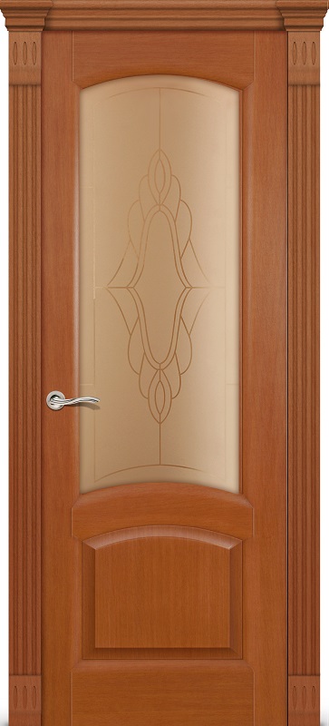 Двери в интерьере - Дверь Ситидорс  Александрит темный анегри, остекленная