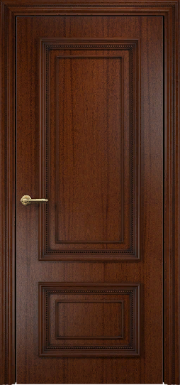 Двери в интерьере - Дверь Оникс Мадрид красное дерево с черной патиной, глухая