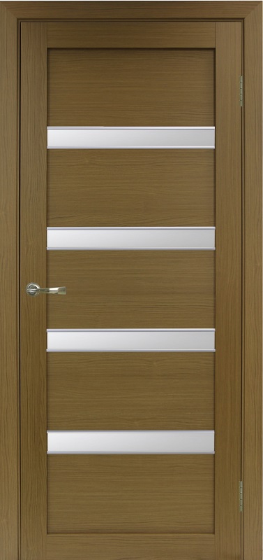 Двери в интерьере - Дверь Эко 505.12 АПС орех молдинг SC, сатинат