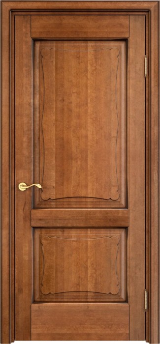 Двери в интерьере - Дверь Итальянская Легенда массив ольхи ОЛ6.2 орех 10% с патиной, глухая