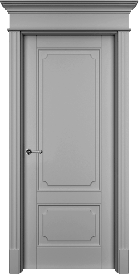 Двери в интерьере - Дверь Риан-2 эмаль серая, глухая