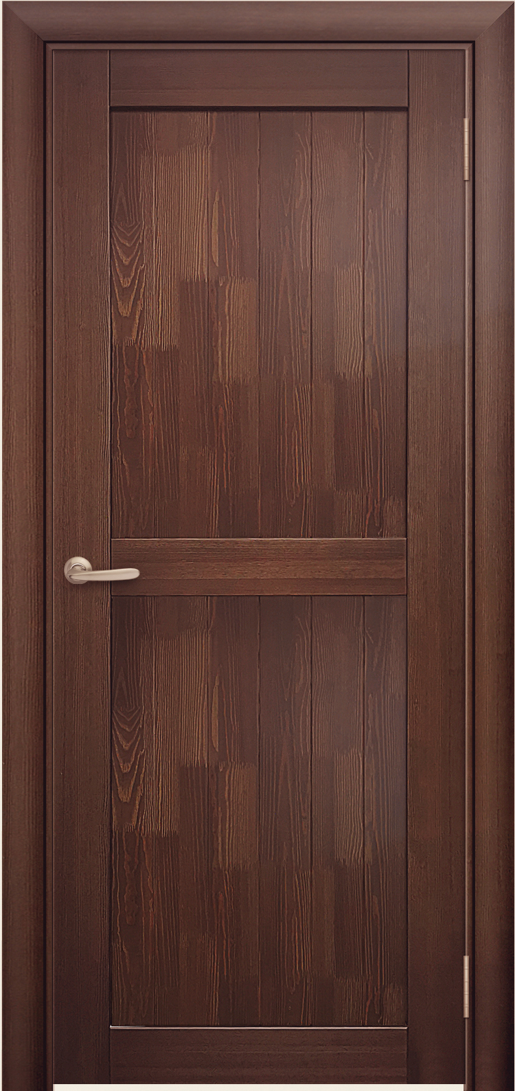 Двери в интерьере - Дверь Берест массив сосны Монтана 2 вишня, глухая