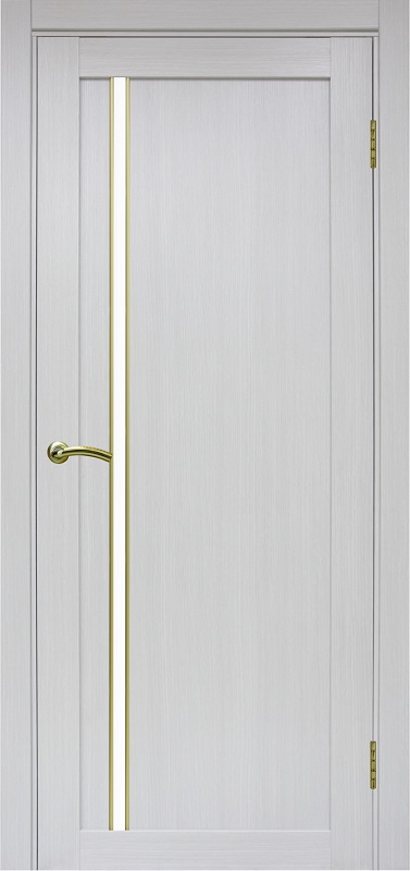 Двери в интерьере - Дверь Эко 527.121 АПС ясень серебристый молдинг SG, сатинат