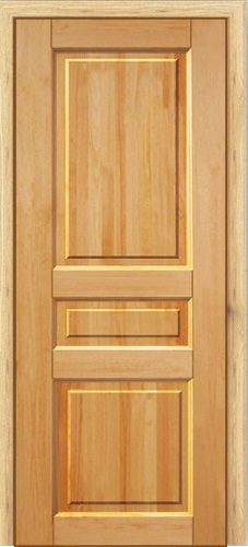 Двери в интерьере - Дверь Интерьер Уют массив сосны Классик, сорт Экстра, филенка 28 мм, глухая