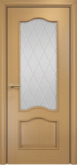 Двери в интерьере - Дверь Оникс Классика анегри, сатинат гравировка Ромбы