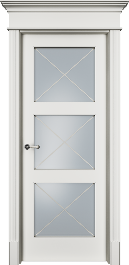 Двери в интерьере - Дверь Тан33Хс эмаль RAL 9010, сатинат