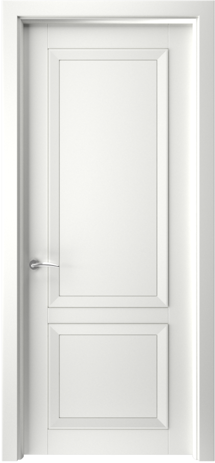 Двери в интерьере - Дверь ДР Finezza Авангард-2 эмаль белая, глухая