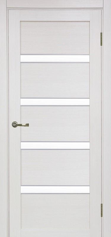 Двери в интерьере - Дверь Эко 505.12 АПС ясень перламутровый молдинг SC, сатинат