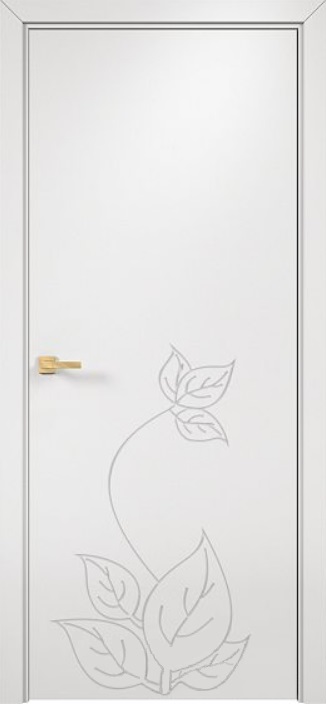 Двери в интерьере - Дверь Оникс Концепт №13 PVC белый, глухая