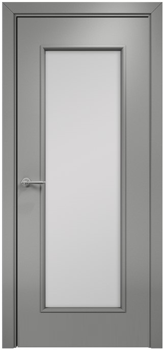 Двери в интерьере - Дверь Оникс Турин эмаль RAL 7036, сатинат