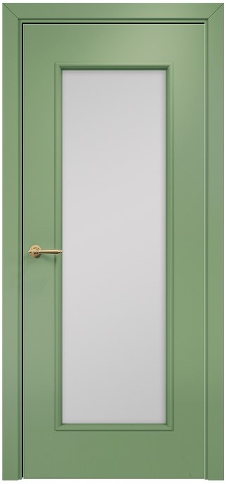 Двери в интерьере - Дверь Оникс Турин эмаль RAL 6021, сатинат