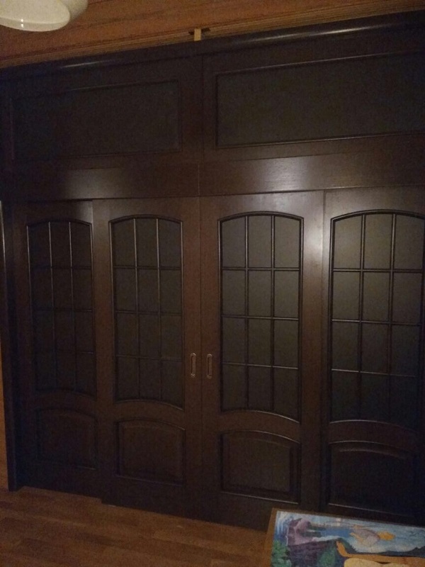 Дверь Оникс Прага палисандр, сатинат художественный Узор Эллипс. Фото №4