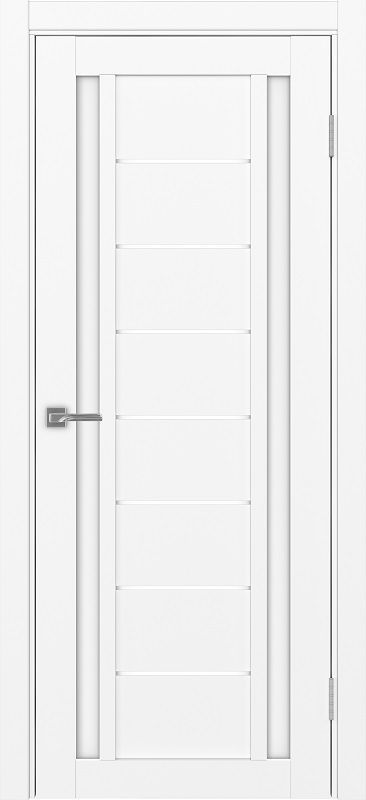Двери в интерьере - Дверь Эко 558.212 белый снежный, lacobel белый