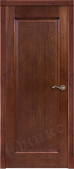 Двери в интерьере - Дверь Оникс Италия 1 красное дерево с черной патиной, глухая