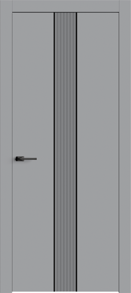 Двери в интерьере - Дверь Линнея-5М серая, глухая