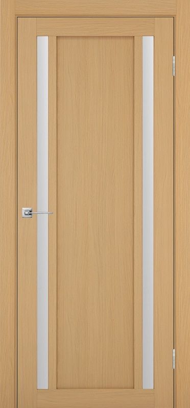 Двери в интерьере - Дверь Эко 522.212 ясень темный, lacobel белый