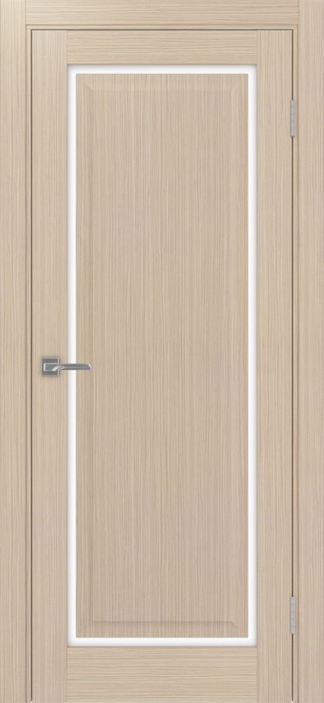 Двери в интерьере - Дверь Эко 601С.21 ОФ4 дуб беленый, lacobel белый