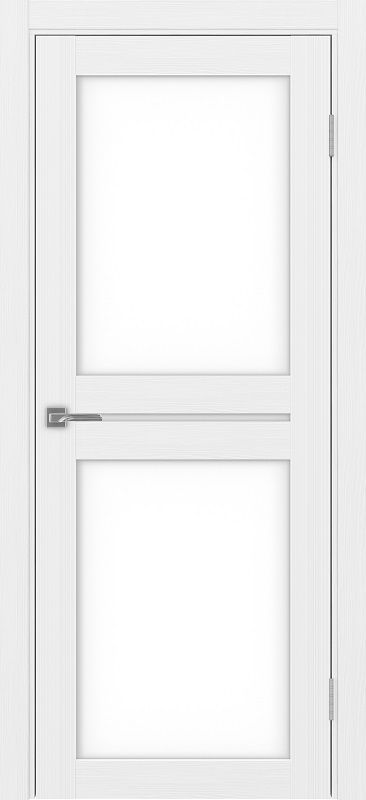 Двери в интерьере - Дверь Эко 520.222 белый лед, lacobel белый
