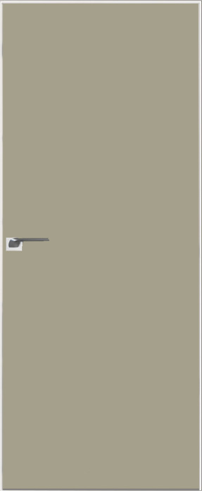 Двери в интерьере - Дверь скрытая ИУ-42 AL с 4-х сторон, эмаль серый шелк 2,2 м
