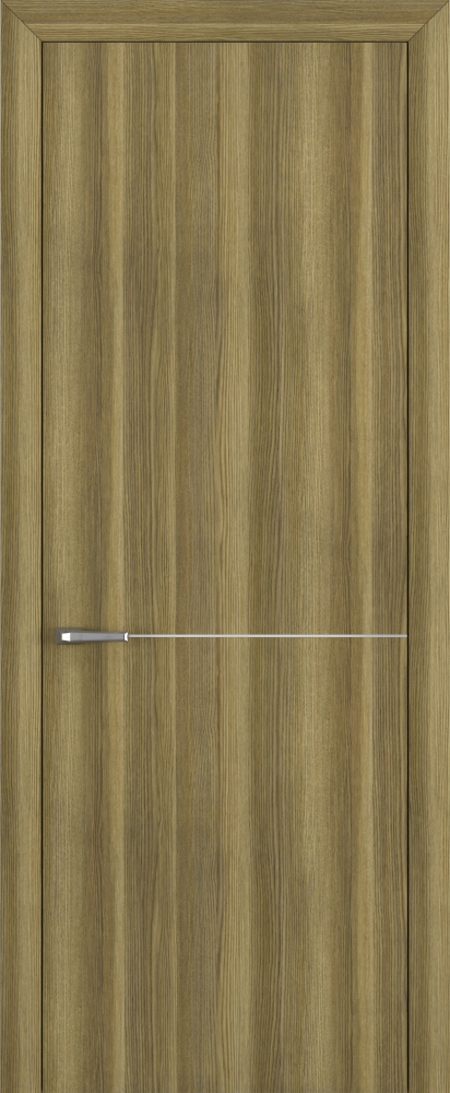 Двери в интерьере - Дверь Z K10 toppan дуб серый, молдинг серебро, глухая