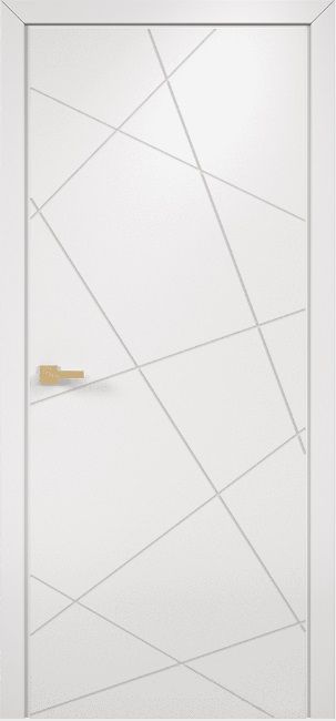 Двери в интерьере - Дверь Оникс Концепт №1 эмаль белая, глухая