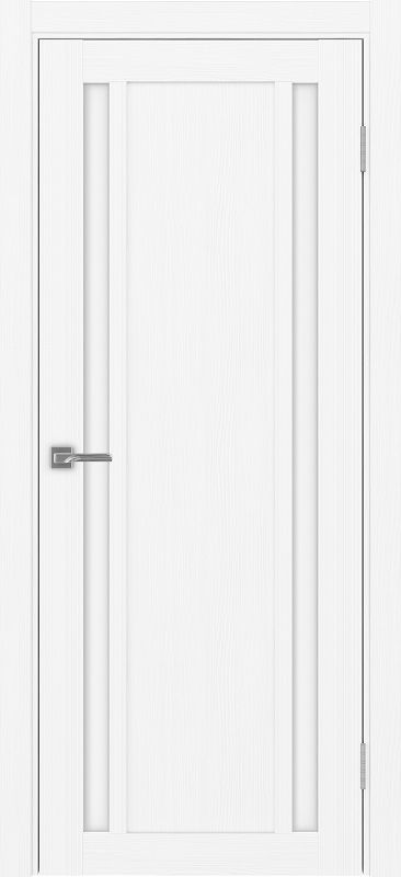 Двери в интерьере - Дверь Эко 522.212 белый лед, lacobel белый