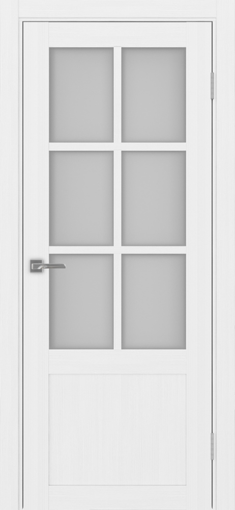 Двери в интерьере - Дверь Эко 541.2221 ПФ белый лед, сатинат