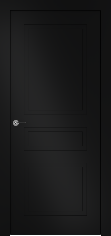 Двери в интерьере - Дверь Классика-3 эмаль RAL 9005, глухая