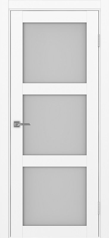 Двери в интерьере - Дверь Эко 530.222 белый снежный, сатинат