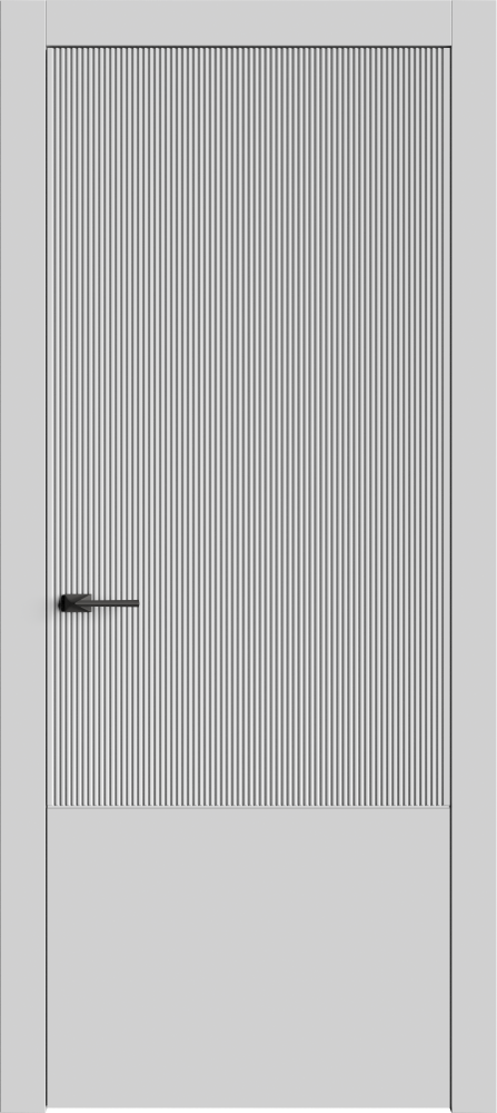 Двери в интерьере - Дверь Линнея-10 эмаль RAL 7047, глухая