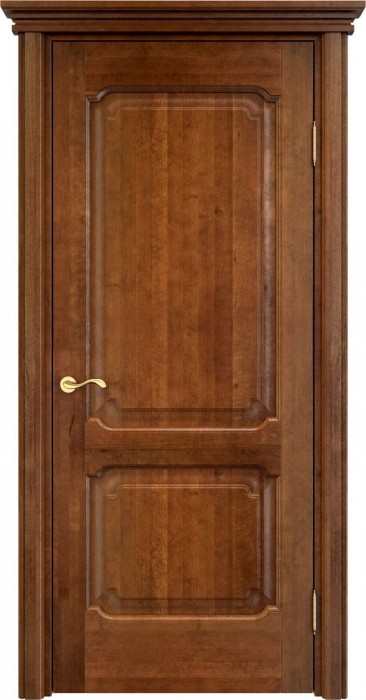 Дверь Итальянская Легенда массив ольхи ОЛ7.2 коньяк, глухая. Фото №2