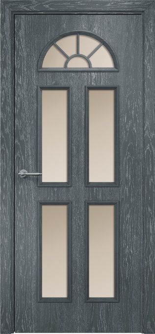 Двери в интерьере - Дверь Оникс Бостон дуб седой, сатинат бронза