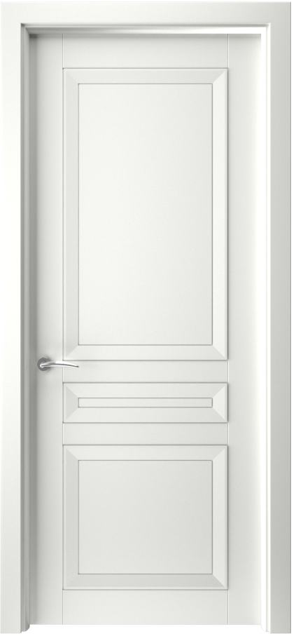 Двери в интерьере - Дверь ДР Finezza Авангард-3 эмаль белая, глухая