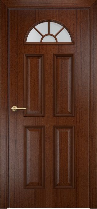 Двери в интерьере - Дверь Оникс Бостон красное дерево с черной патиной, глухая