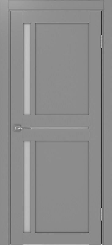 Двери в интерьере - Дверь Эко 523.221 серый, сатинат