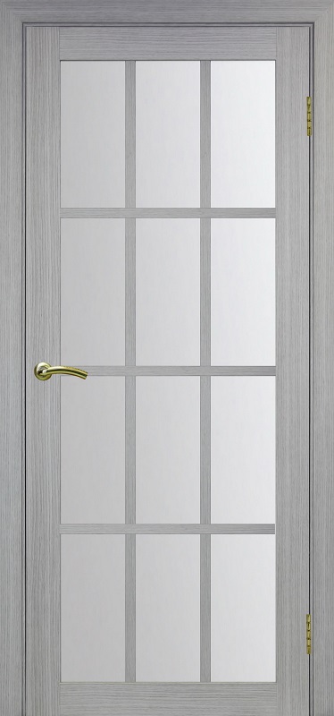 Двери в интерьере - Дверь Эко 542.2222 дуб серый, сатинат