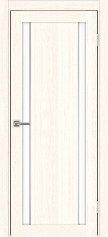 Двери в интерьере - Дверь Эко 522.212 АПП ясень светлый молдинг SC, lacobel белый