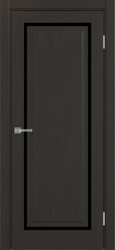 Двери в интерьере - Дверь Эко 601С.21 ОФ4 венге, lacobel черный