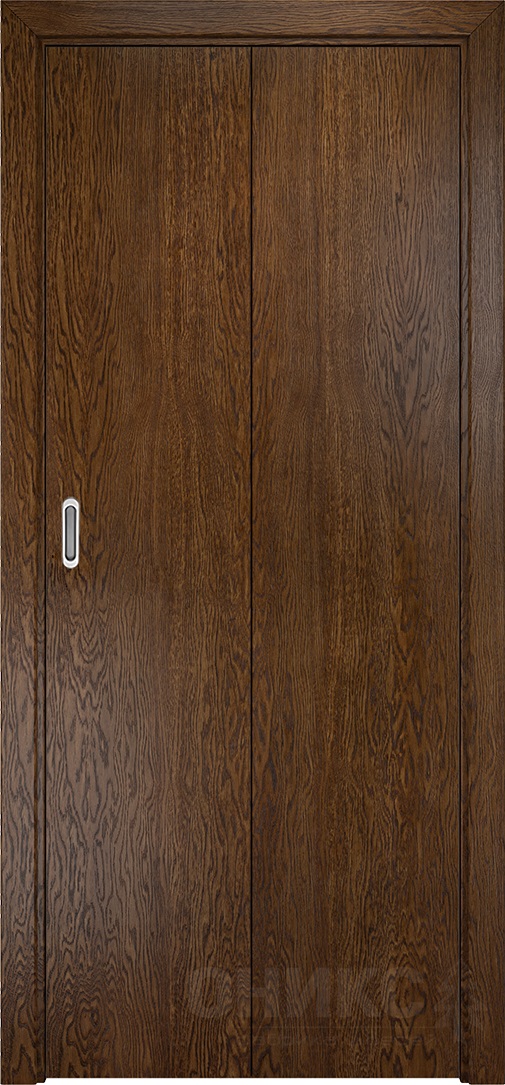 Двери в интерьере - Дверь-книжка Оникс Эконом дуб коньячный, глухая