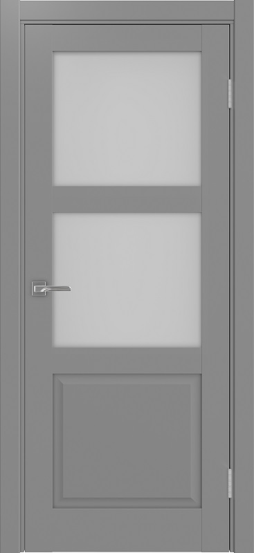Двери в интерьере - Дверь Эко 630.221 ОФ3 серый, сатинат