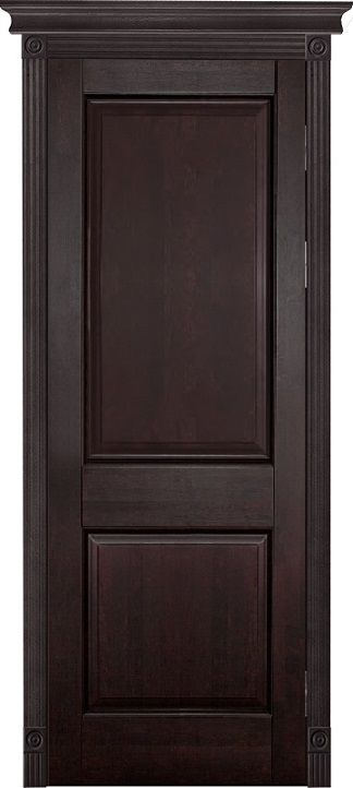 Двери в интерьере - Дверь ОКА массив ольхи Элегия венге, глухая