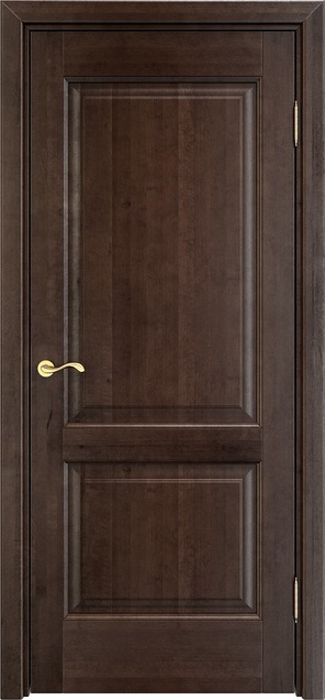 Двери в интерьере - Дверь Итальянская Легенда массив ольхи ОЛ13 орех 15%, глухая