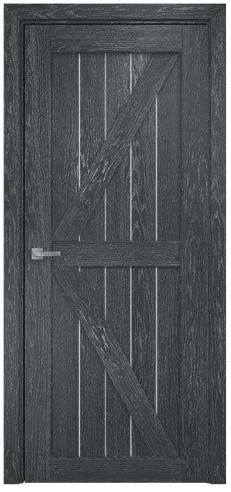 Двери в интерьере - Дверь Оникс Лофт №2 дуб седой, глухая