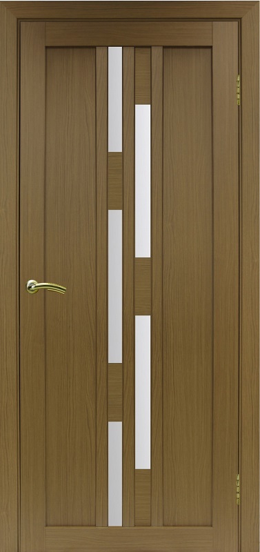 Двери в интерьере - Дверь Эко 551.121 орех, lacobel черный