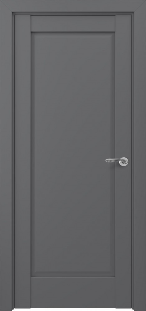 Двери в интерьере - Дверь Z Неаполь Тип S экошпон графит, глухая