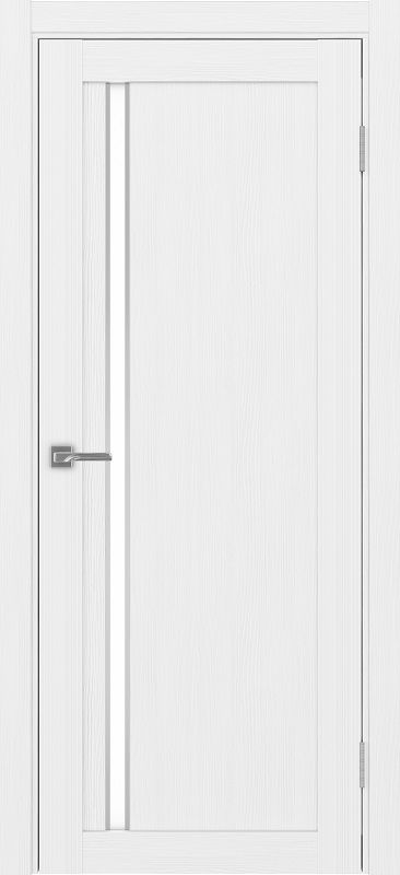 Двери в интерьере - Дверь Эко 527.121 АПС белый лед молдинг SC, lacobel белый